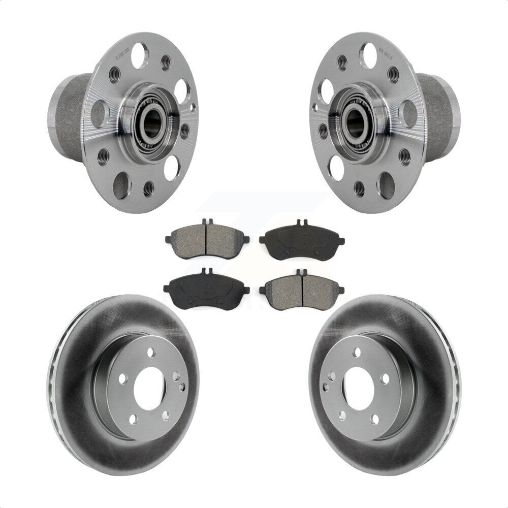 Kit de plaquettes de Rotor de frein, ensemble de roulements de moyeu avant, pour Mercedes-Benz C300 C25