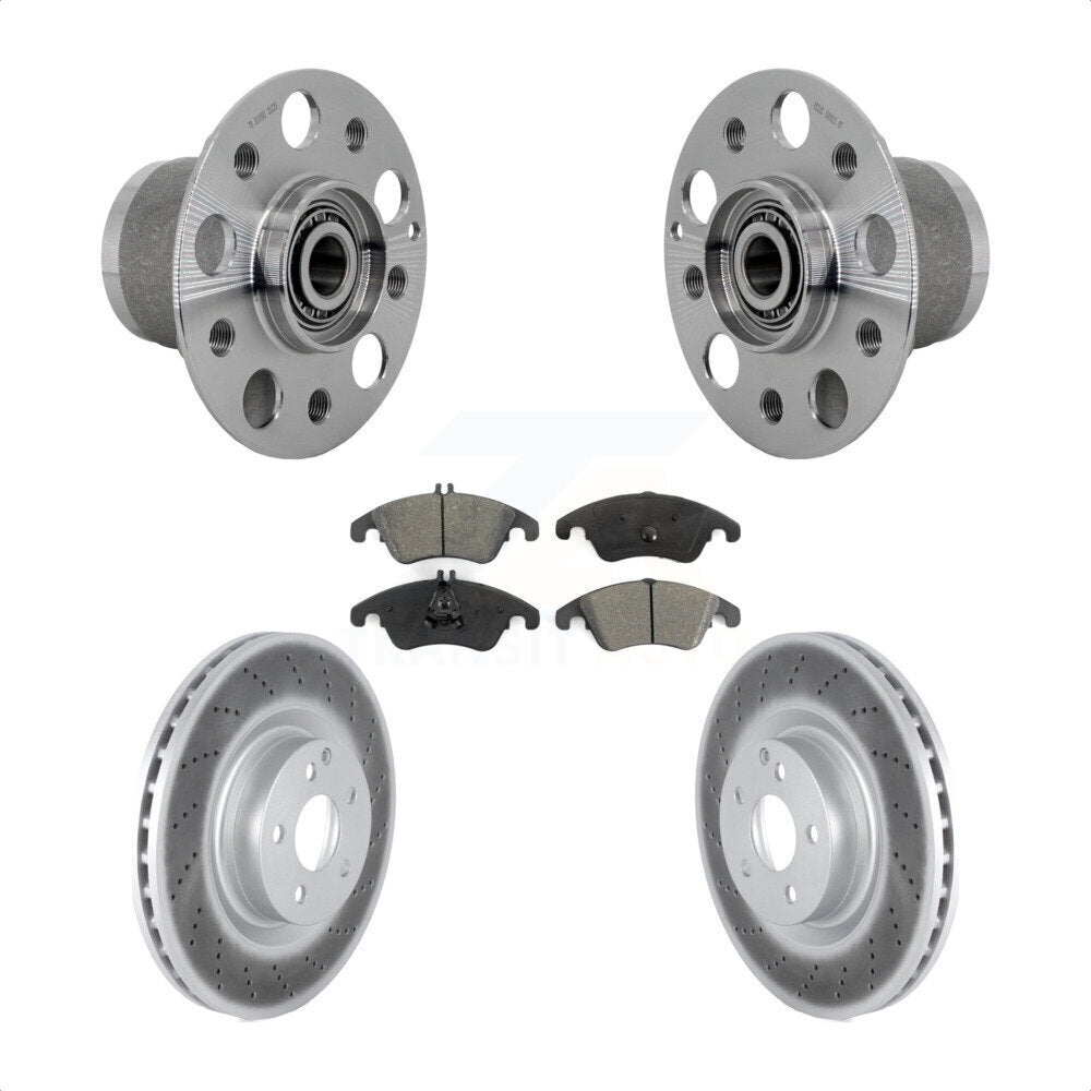 Kit de plaquettes de Rotor de frein, ensemble de roulements de moyeu avant, pour Mercedes-Benz E550 C25