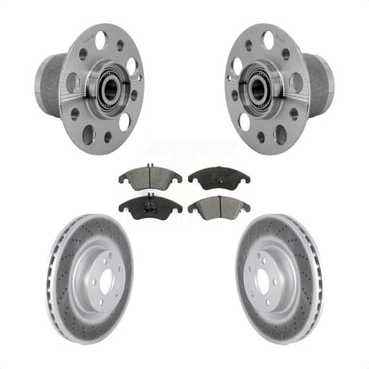 Kit de plaquettes de Rotor de frein, ensemble de roulements de moyeu avant, pour Mercedes-Benz E550 C25