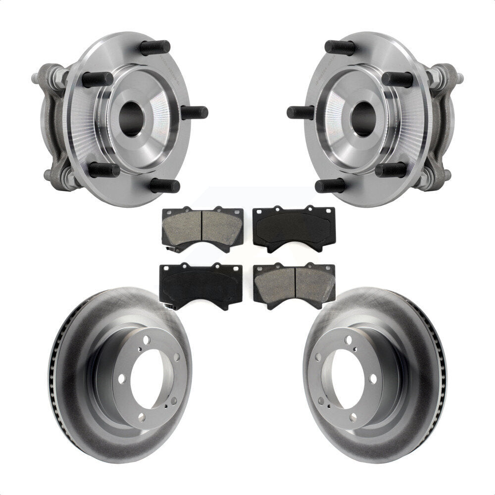 Kit de plaquettes de Rotor de frein à disque enduit de roulement de moyeu avant pour Toyota Tundra Sequoia RW