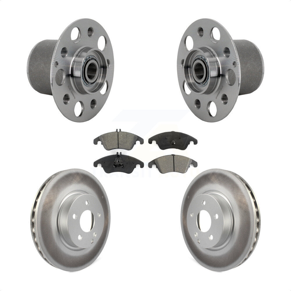 Kit de Rotor et plaquettes de frein revêtus de roulement de moyeu avant, pour Mercedes-Benz E350 E400 E25