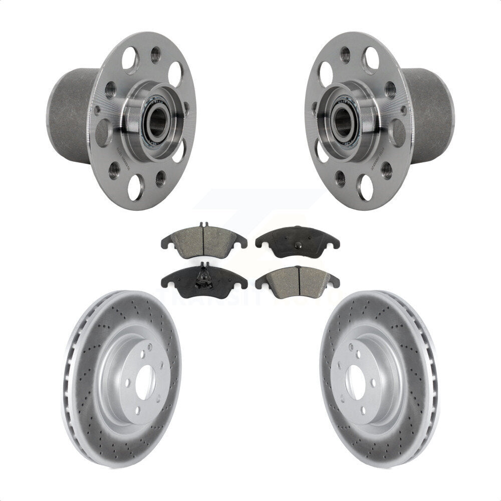 Kit de plaquettes de Rotor de frein, ensemble de roulements de moyeu avant, pour Mercedes-Benz E400 E55