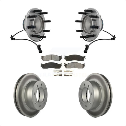 Kit de plaquettes de Rotor de frein, ensemble de roulements de moyeu avant, pour Dodge Ram 1500 3500 250