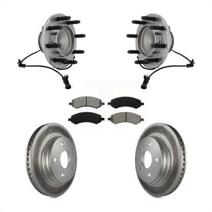 Kit de plaquettes de Rotor de frein, roulement de moyeu avant, pour Dodge Ram 1500 avec roue à 8 écrous