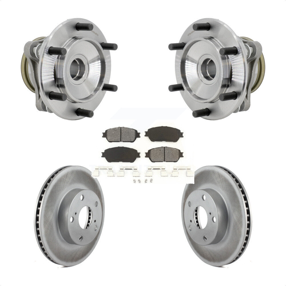 Kit de plaquettes de Rotor de frein, roulement de moyeu avant, pour Toyota Tacoma Pre Runner avec RW