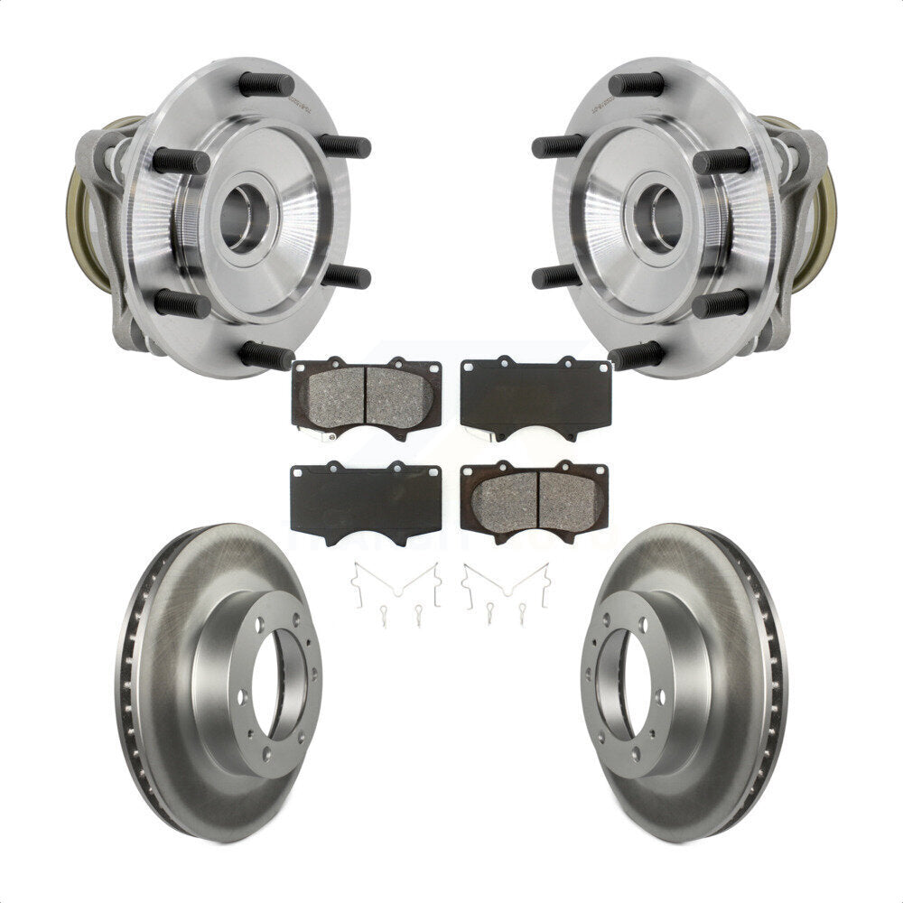 Kit de plaquettes de Rotor de frein, roulement de moyeu avant, pour Toyota Tacoma 4Runner FJ Cruise