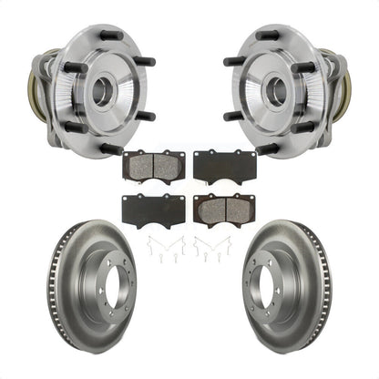 Kit de rotor et de plaquettes de frein revêtus de roulement de moyeu avant, pour Toyota 4Runner RW 2010 – 2021