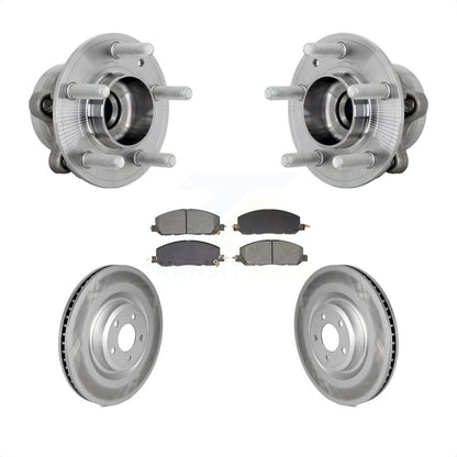 Kit de Rotor et de plaquettes de frein revêtus de roulement de moyeu avant, pour Ford Explorer Lincoln Aviato