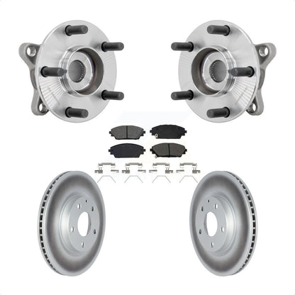 Kit de plaquettes de rotor de frein enduites d'assemblage de roulement de moyeu avant pour Mazda CX-3 2020 – 2022