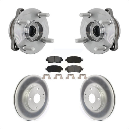 Kit de plaquettes de Rotor de frein enduites d'assemblage de roulement de moyeu avant pour Toyota Yaris iA Scio