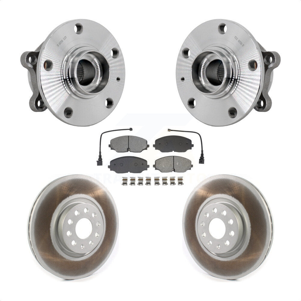 Kit de Rotor et plaquettes de frein revêtus de roulement de moyeu avant, pour Volkswagen Atlas Cross Spor