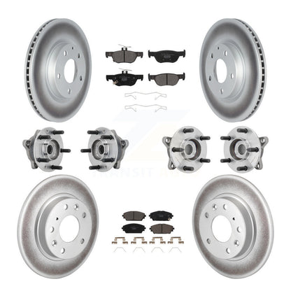 Kit de plaquettes de rotor de frein, roulement de moyeu avant et arrière (10 pièces) pour Mazda 3 AW 2021 – 2022