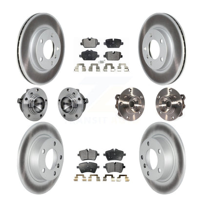 Kit de plaquettes de rotor de frein revêtues de roulement de moyeu avant et arrière (10 pièces) pour Mini Cooper Pacema