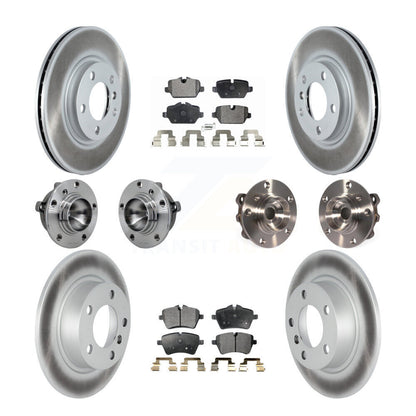 Kit de plaquettes de rotor de frein revêtues de roulement de moyeu avant et arrière (10 pièces) pour Mini Cooper Pacema