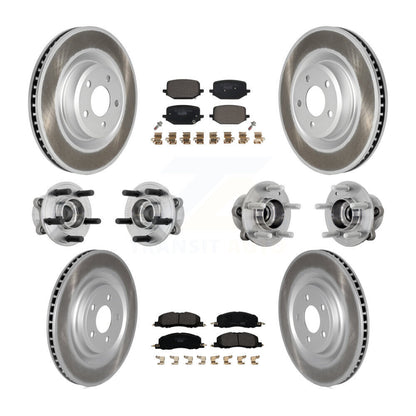Kit de plaquettes de Rotor de frein revêtues de roulement de moyeu avant et arrière (10 pièces) pour Lincoln Aviator AW