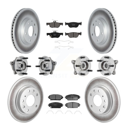 Kit de plaquettes de rotor de frein, roulement de moyeu avant et arrière (10 pièces) pour Mazda CX-30 AW 20-22