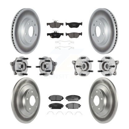 Kit de plaquettes de rotor de frein, roulement de moyeu avant et arrière (10 pièces) pour Mazda CX-30 AW 20-22