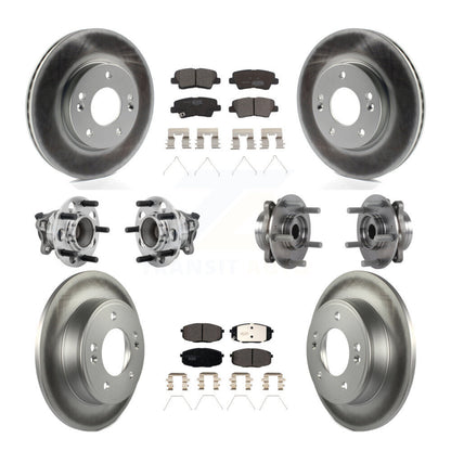 Kit de plaquettes de rotor de frein, roulement de moyeu avant et arrière (10 pièces), pour Kia Forte Hyundai G
