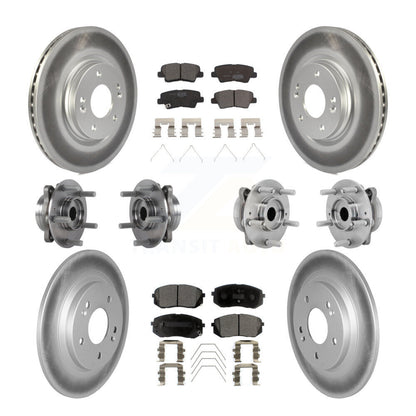 Kit de plaquettes de rotor de frein, roulement de moyeu avant et arrière (10 pièces) pour Hyundai Kona AW 2022