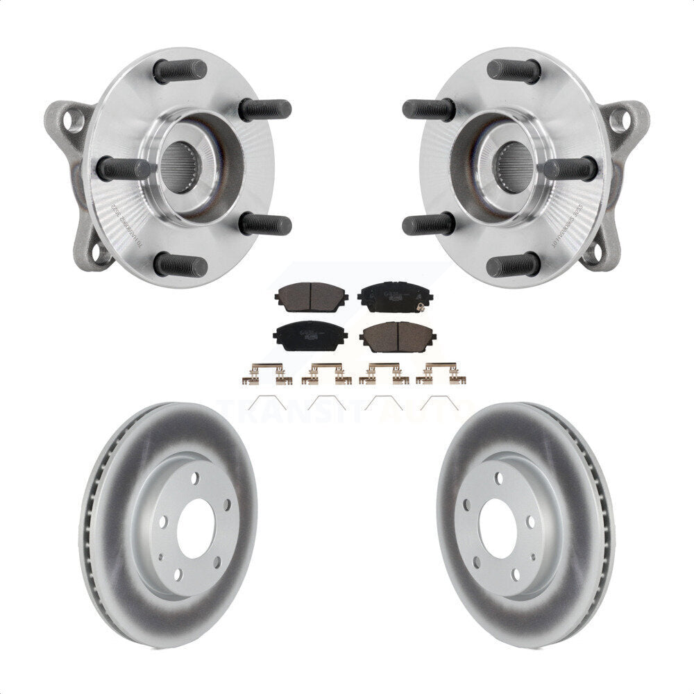 Kit de plaquettes de rotor de frein revêtues d'assemblage de roulement de moyeu avant, pour Mazda 3 FW 2021 – 2022