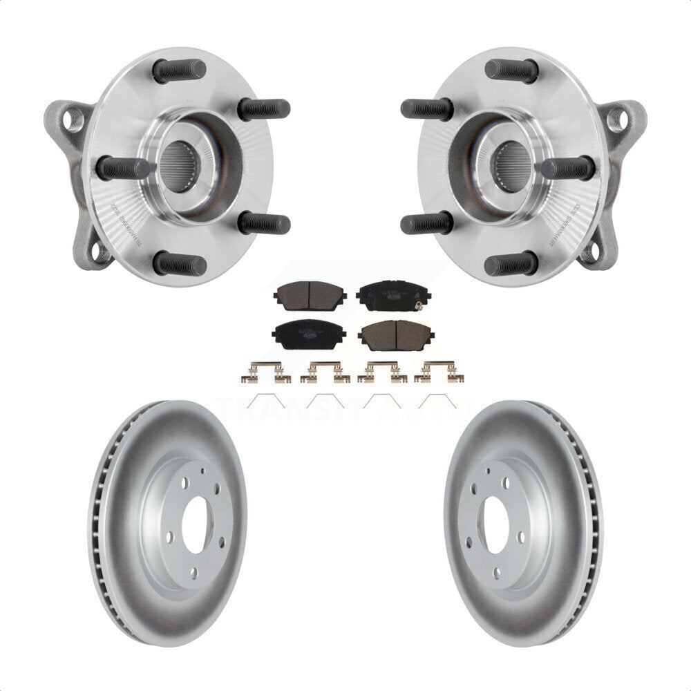 Kit de plaquettes de rotor de frein revêtues d'assemblage de roulement de moyeu avant, pour Mazda 3 AW 2021 – 2022