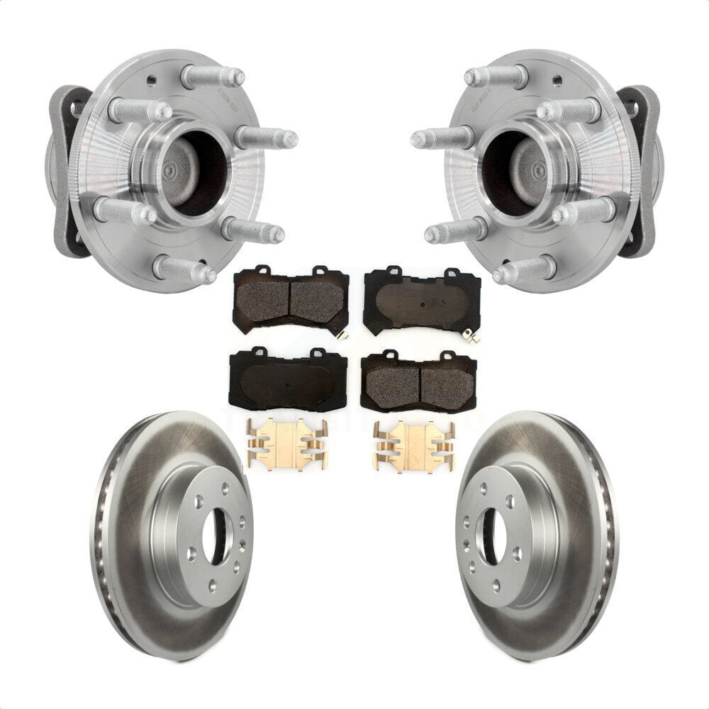 Kit de plaquettes de Rotor de frein, roulement de moyeu avant, pour Chevrolet Colorado GMC Canyon RW