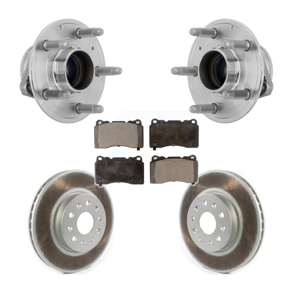 Kit de plaquettes de Rotor de frein, roulement de moyeu avant, pour Chevrolet Camaro Cadillac CTS CT