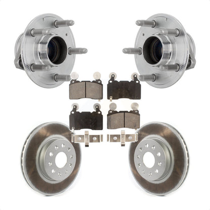 Kit de Rotor et de plaquettes de frein revêtus de roulement de moyeu avant, pour Chevrolet Camaro Cadillac CT