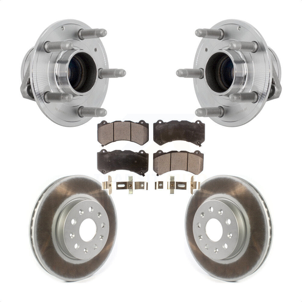 Ensemble de roulement de moyeu avant, Kit de plaquettes de Rotor de frein revêtues pour Chevrolet Camaro LT L