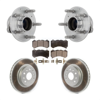 Ensemble de roulement de moyeu avant, Kit de plaquettes de Rotor de frein revêtues pour Chevrolet Camaro LT L