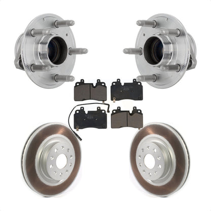 Kit de plaquettes de rotor de frein enduites d'assemblage de roulement de moyeu avant pour Cadillac CT6 RW 2019