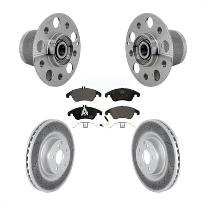 Kit de plaquettes de Rotor de frein, ensemble de roulements de moyeu avant, pour Mercedes-Benz E550 C25