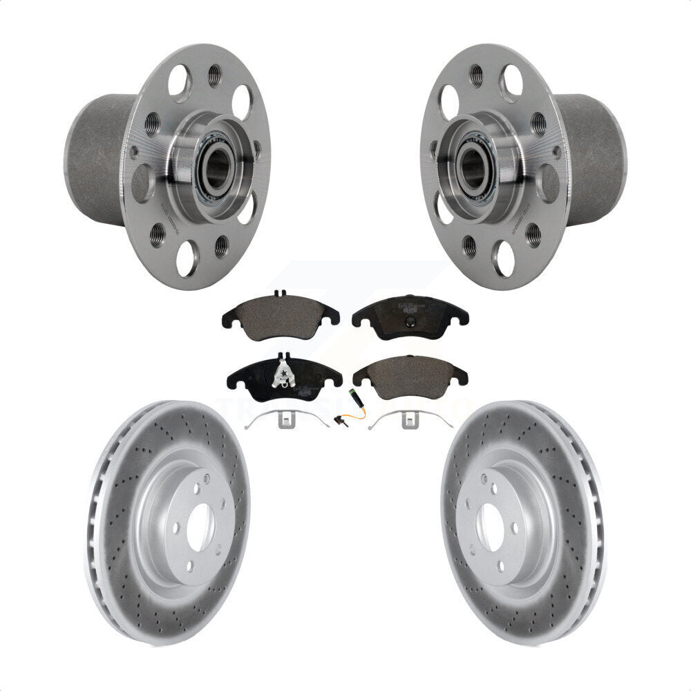 Kit de plaquettes de Rotor de frein, ensemble de roulements de moyeu avant, pour Mercedes-Benz E400 E55