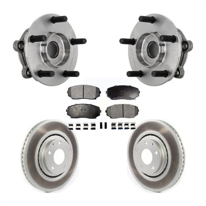 Ensemble de roulement de moyeu avant, Rotor de frein et Kit de plaquettes revêtus pour Mazda CX-2016 – 2023
