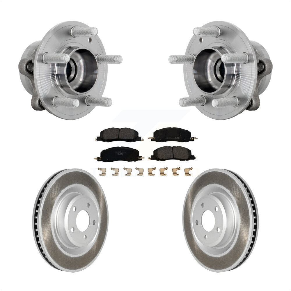Kit de plaquettes de Rotor de frein, manteau de roulement de moyeu avant, pour Ford Explorer Lincoln Aviator AW