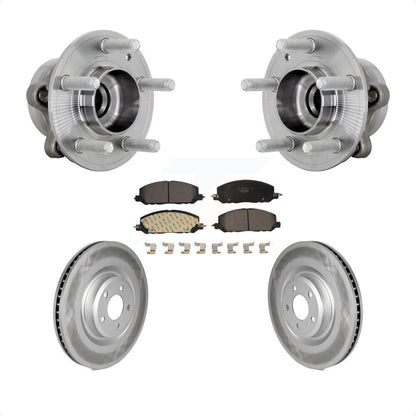 Kit de Rotor et de plaquettes de frein revêtus de roulement de moyeu avant, pour Ford Explorer Lincoln Aviato