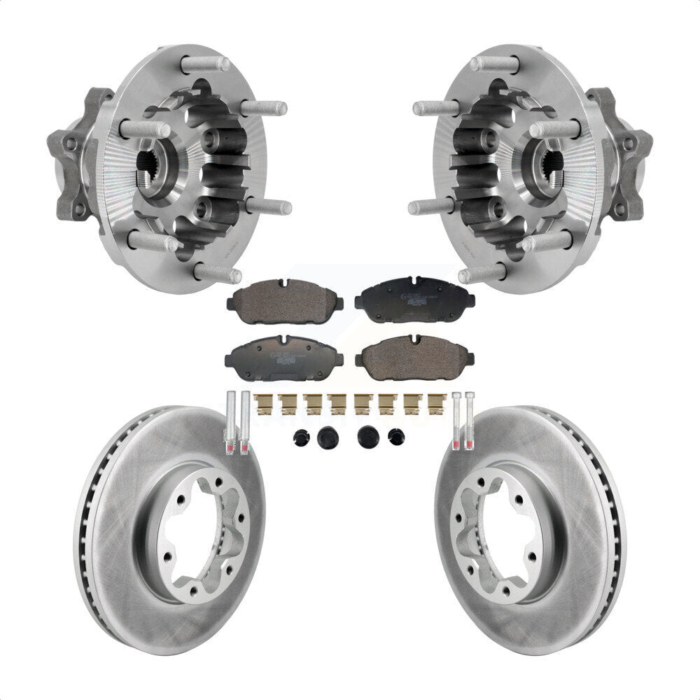 Kit de plaquettes de Rotor de frein, roulement de moyeu avant, pour Ford Transit-250 Transit-350 AW