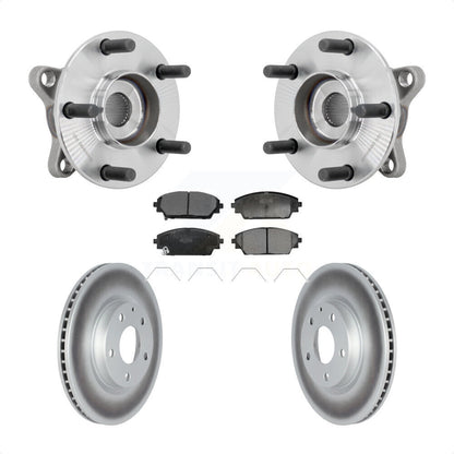Kit de plaquettes de rotor de frein enduites d'assemblage de roulement de moyeu avant pour Mazda CX-3 2020 – 2022