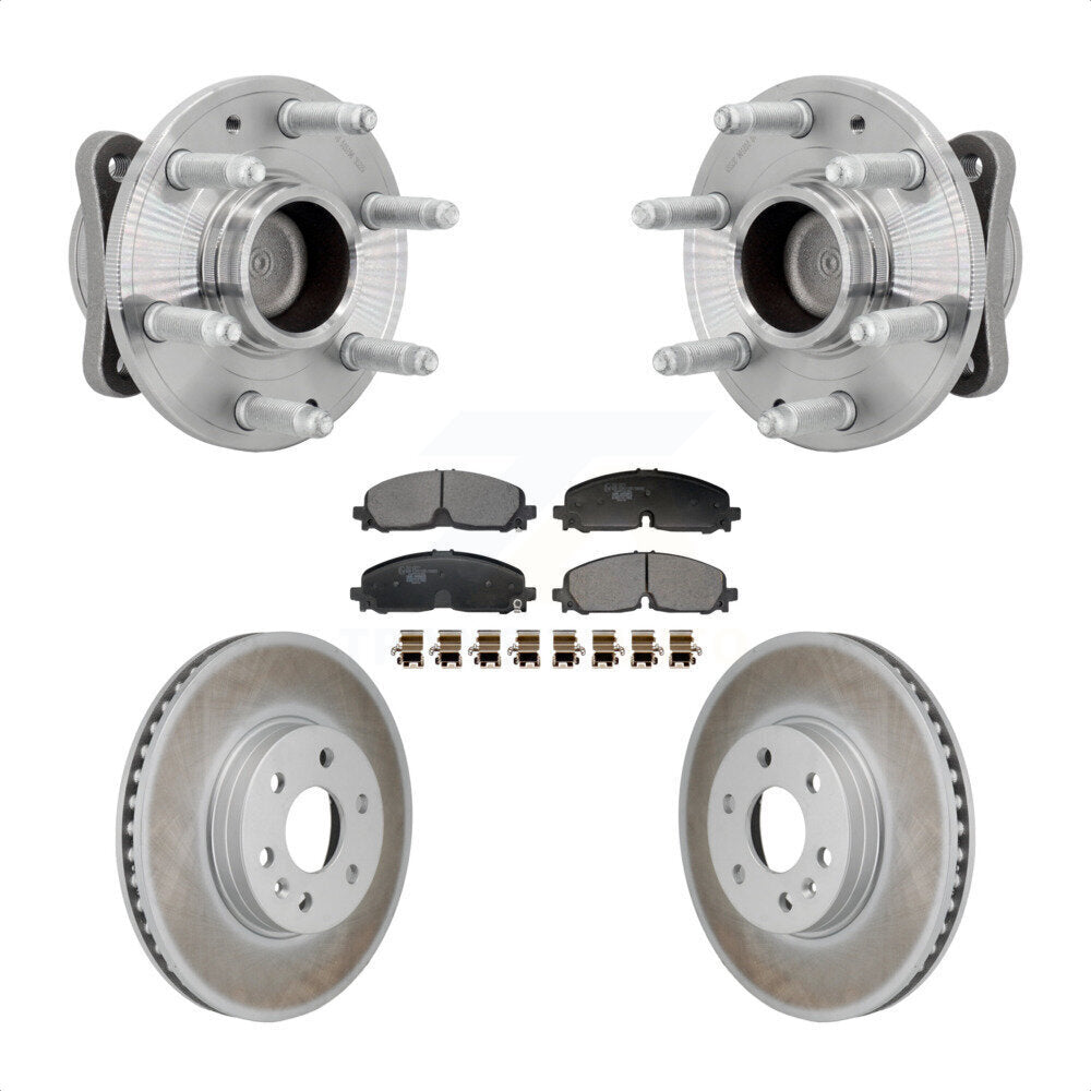 Kit de plaquettes de Rotor de frein, roulement de moyeu avant, pour Chevrolet Colorado GMC Canyon RW