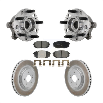 Kit de plaquettes de Rotor de frein enduites d'assemblage de roulement de moyeu avant, pour Hyundai Sonata Kia K