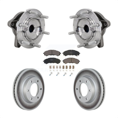 Kit de plaquettes de rotor de frein à disque enduit de roulement de moyeu avant pour Ford Ranger 4W 2019 – 2023