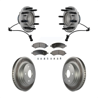 Kit de plaquettes de Rotor de frein, roulement de moyeu avant, pour Dodge Ram 1500 avec roue à 8 écrous