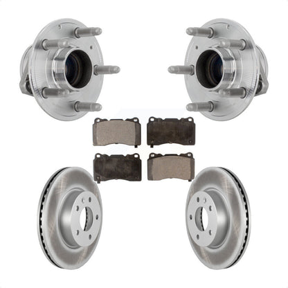 Kit de plaquettes de Rotor de frein revêtues de roulement de moyeu avant, pour Base Cadillac ATS 2019 avec RW