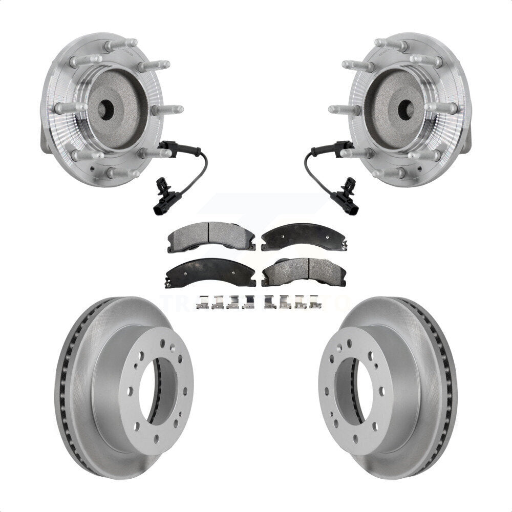 Kit de plaquettes de Rotor de frein, roulement de moyeu avant, pour GMC Chevrolet Sierra 2500 HD 350