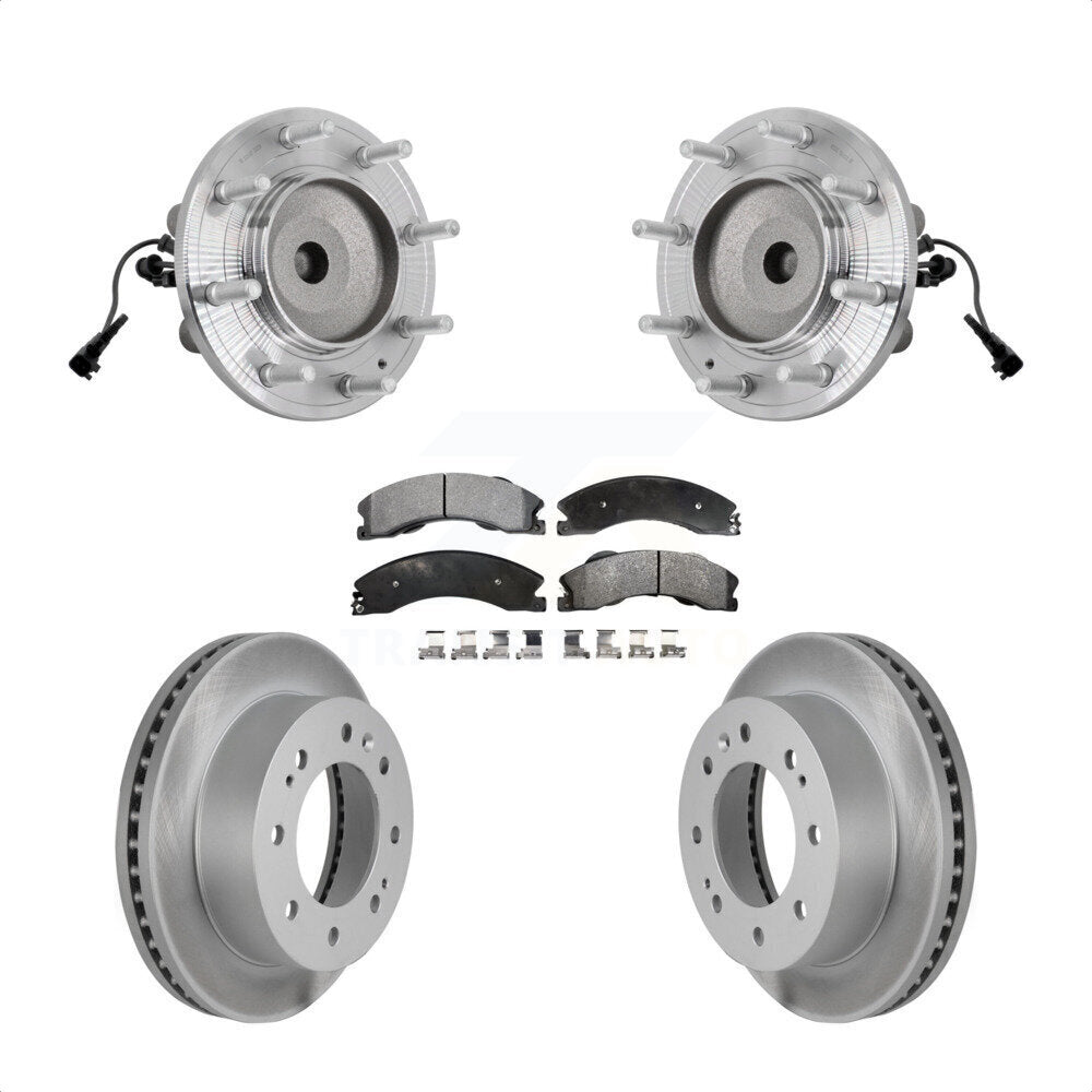 Kit de plaquettes de Rotor de frein, roulement de moyeu avant, pour GMC Sierra 3500 HD Chevrolet RW