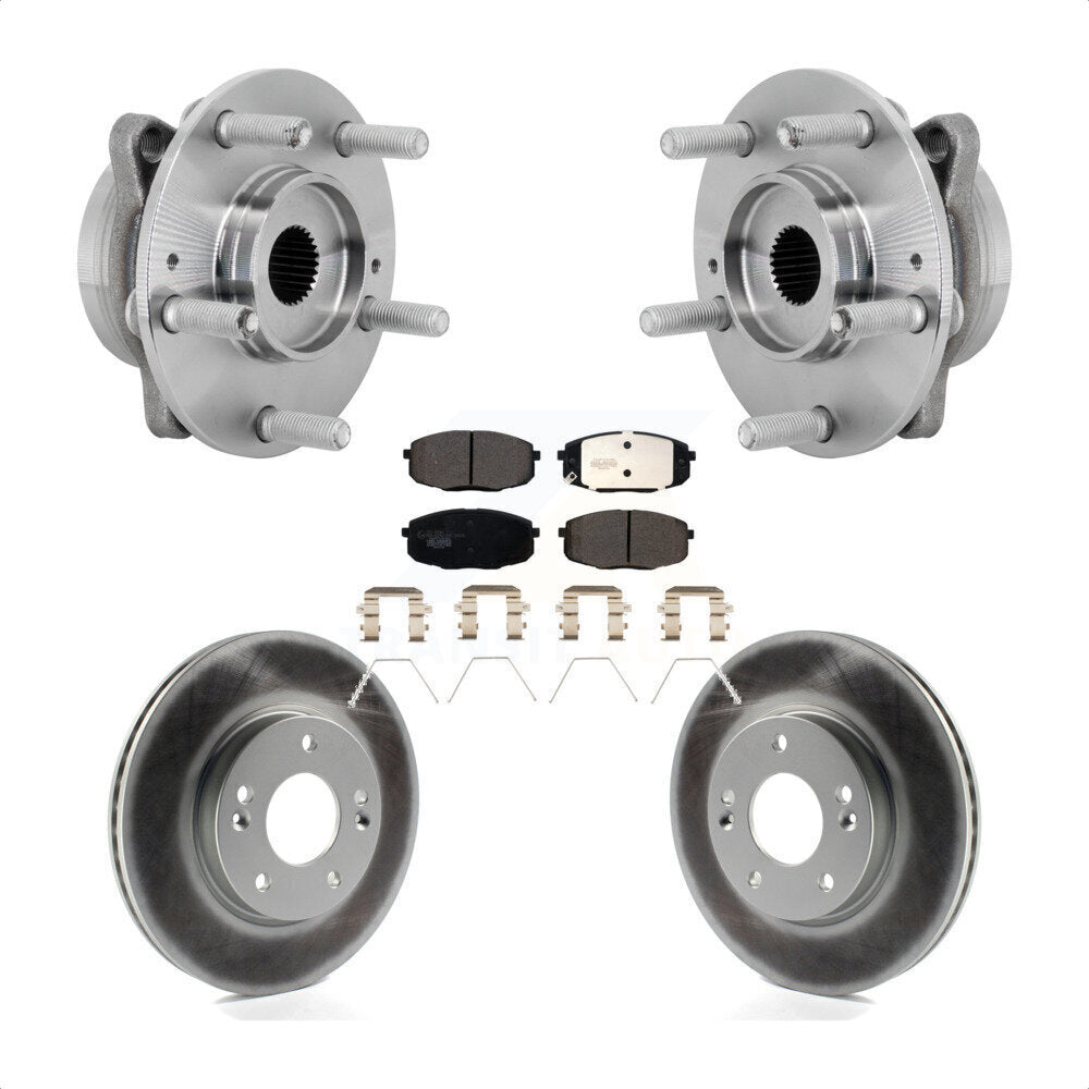 Kit de plaquettes de Rotor de frein, ensemble de roulements de moyeu avant, pour Hyundai Kona Kia Selto