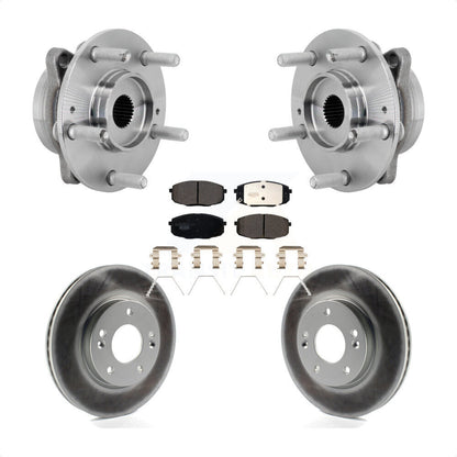 Kit de plaquettes de Rotor de frein, ensemble de roulements de moyeu avant, pour Hyundai Kona Kia Selto