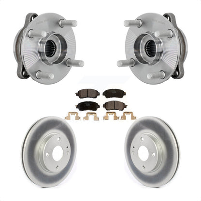 Kit de plaquettes de Rotor de frein enduites d'assemblage de roulement de moyeu avant pour Toyota Yaris iA Scio