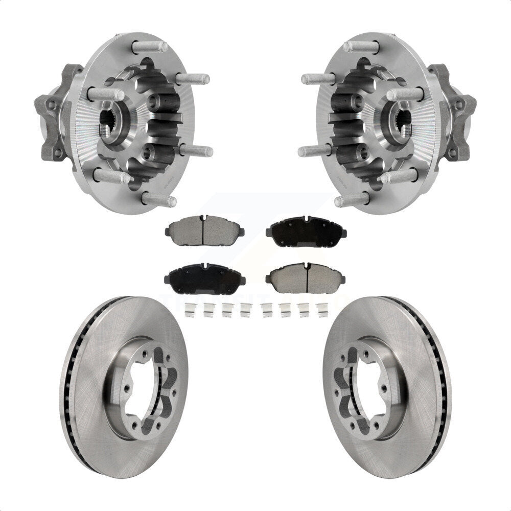 Kit de plaquettes de Rotor de frein à disque, roulement de moyeu avant, pour Ford Transit-250 Transit-350 AW