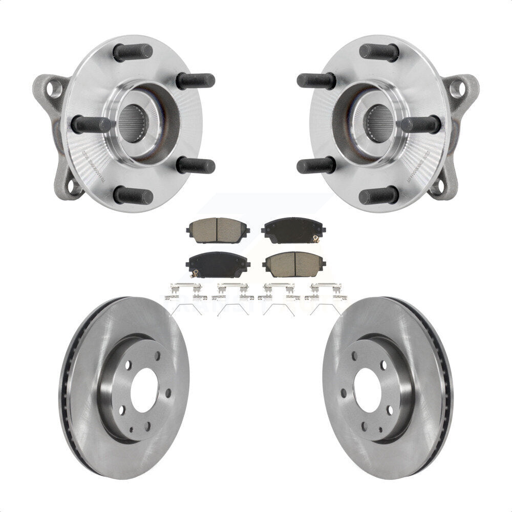 Kit de rotor et de plaquettes de frein à disque, ensemble de roulements de moyeu avant pour Mazda 3 FW 2021 – 2022